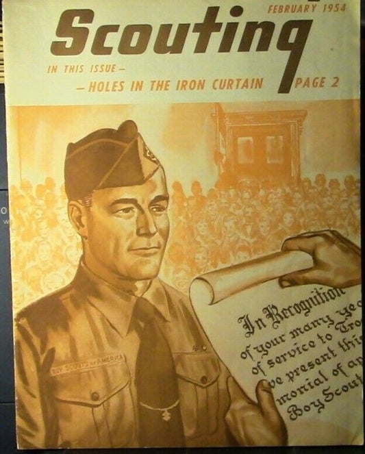 Scouting: A Magazine for Adult Scouters:  (February, 1954 Printing)