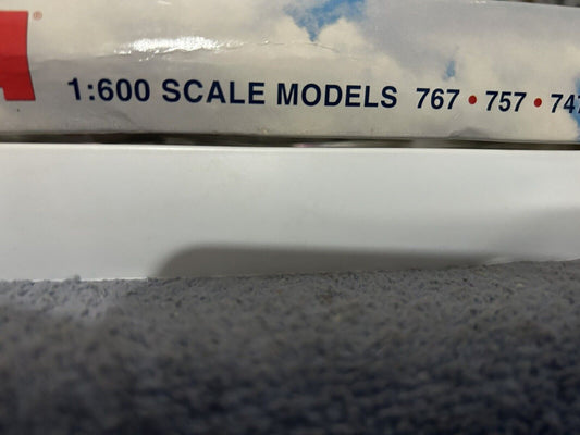 COLLECTOR'S ITEM:  NIB TWA JETS 767-757-747  & MD-80 (1:600 SCALE MODELS)