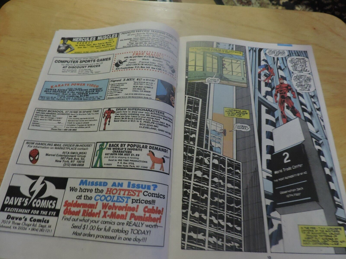 MARVEL DAREDEVIL: THE MAN WITHOUT FEAR, IN CRITICAL CONDITION #306 JUL 1992
