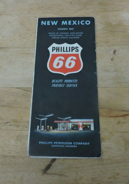 New Mexico Highway Map Phillips 66 NO DATE