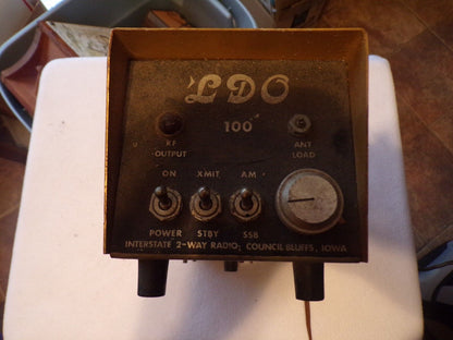 Vintage LDO Interstate 2 Way Radio Council Bluffs, Iowa