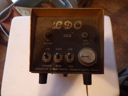 Vintage LDO Interstate 2 Way Radio Council Bluffs, Iowa