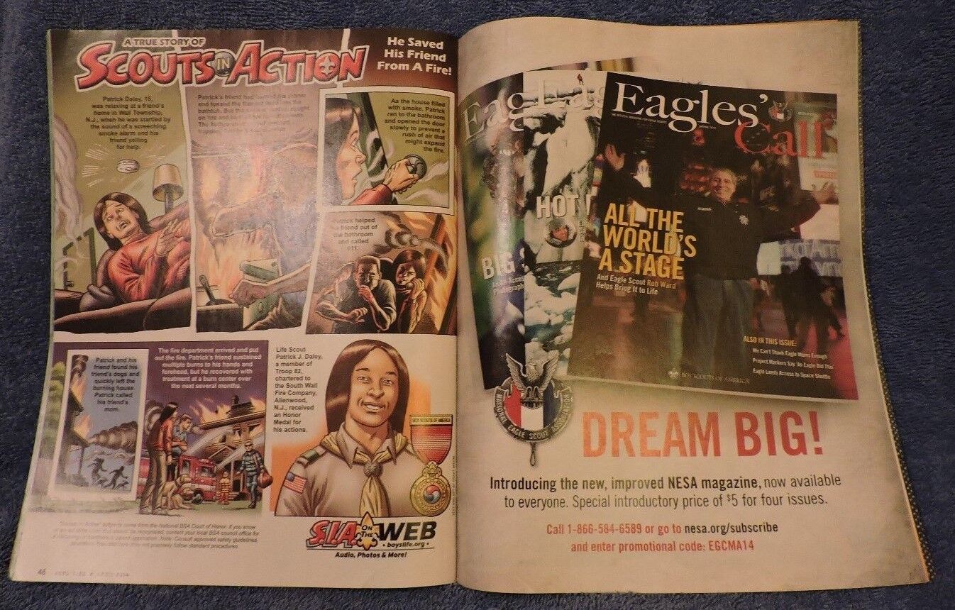 BSA-Boy's Life April 2014 Issue Featuring Fly Fishing