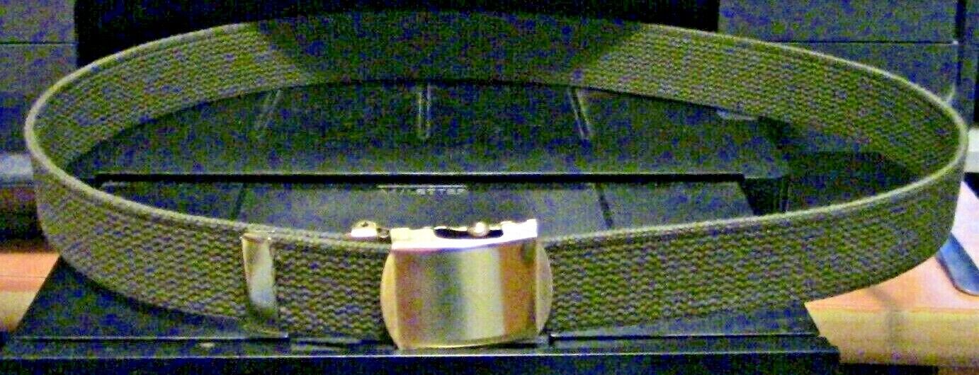 BSA (Boy Scout) Green Belt with Gold Buckle (Generic) & Gold Tip