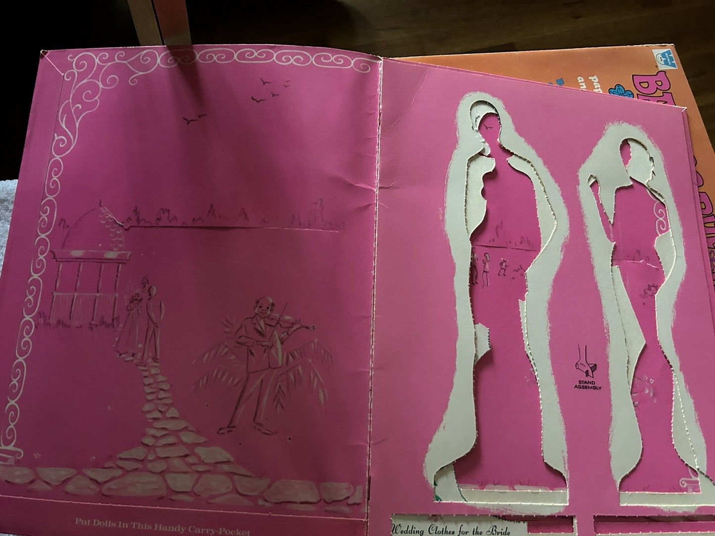 WHITMAN BRIDE AND GROOM PAPER DOLLS 1970