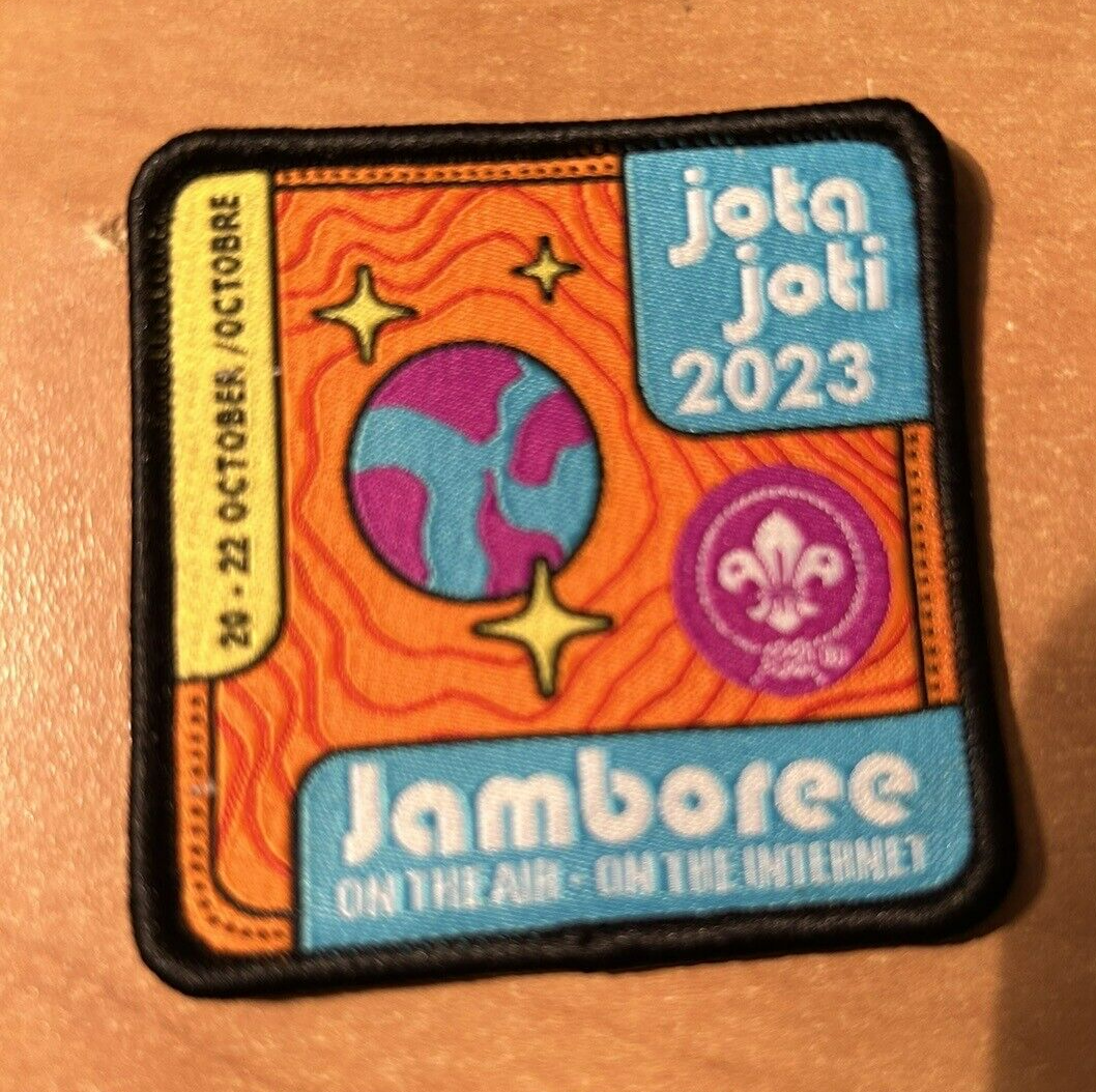 Official World Scouting Patch: " Jota Joti 20203Jamboree" (On the Air/Internet)