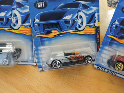 HOT WHEELS SET OF FOUR CARS--# 047, 081, 083, 085