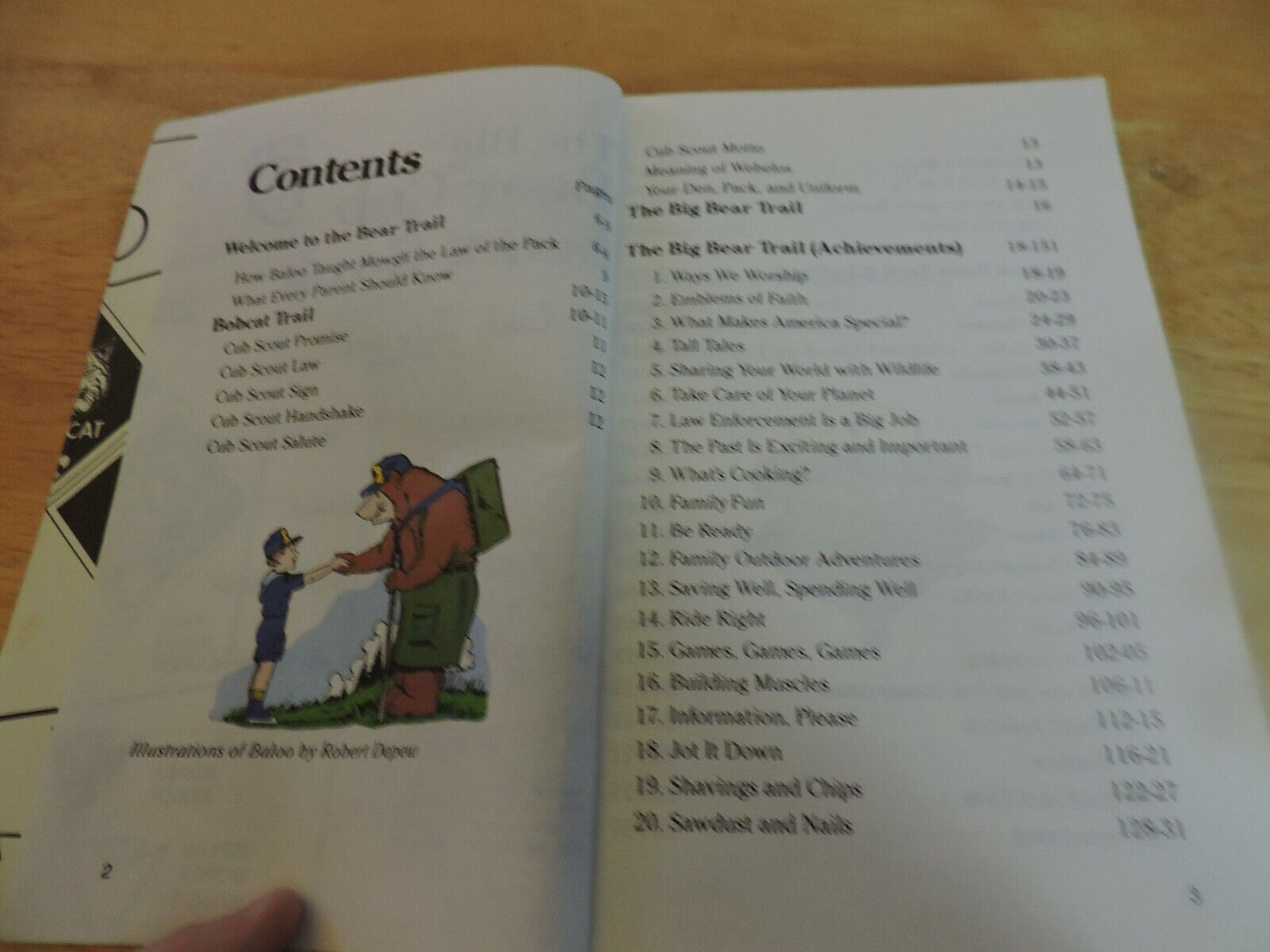 THE BIG BEAR CUB SCOUT HANDBOOK 1990 PRINTING