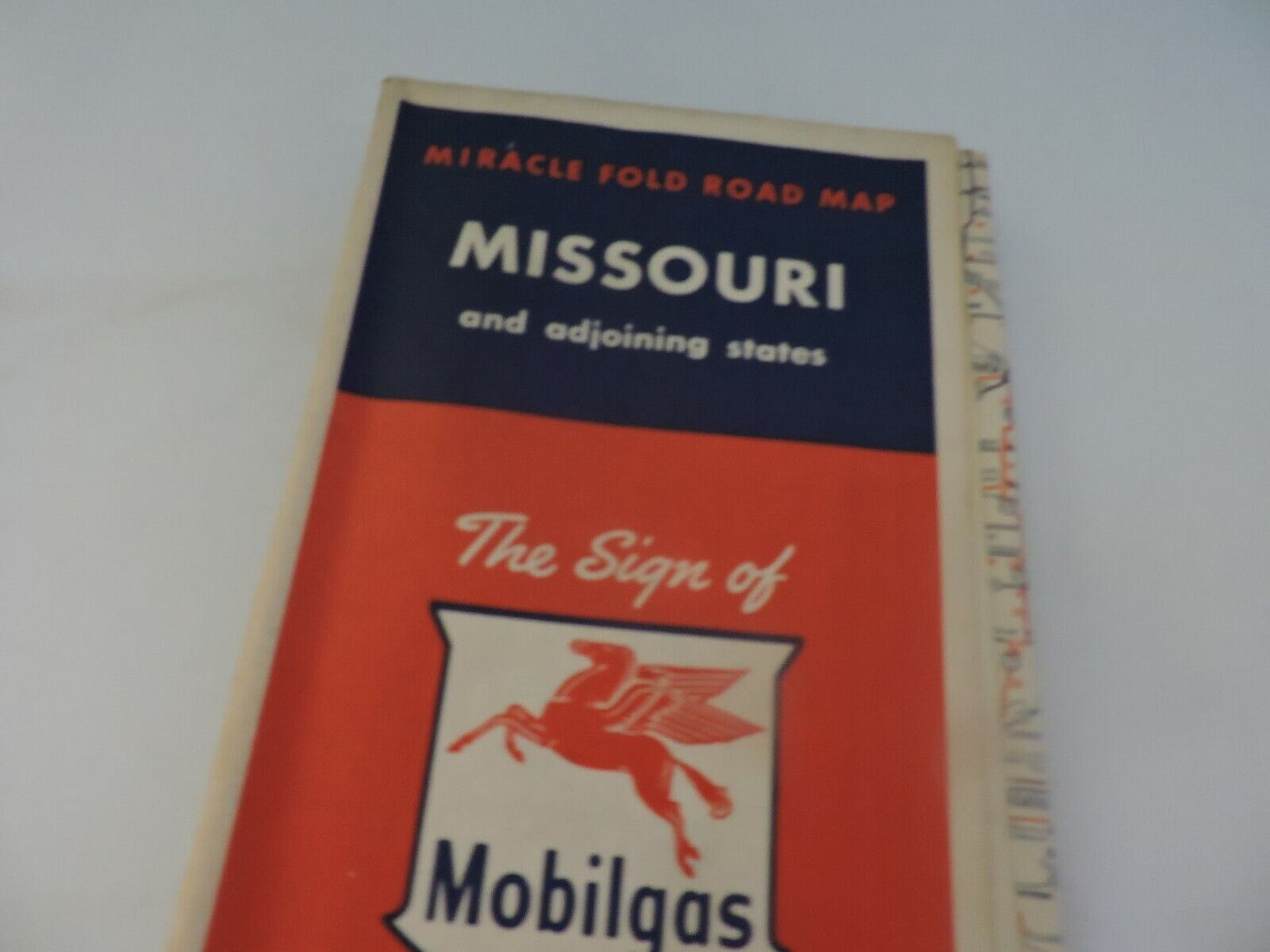 MIRACLE FOLD ROAD MAP OF  MISSOURI  (MOBIL)