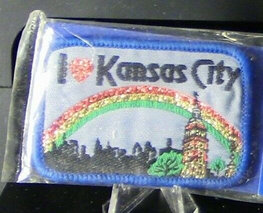 Woven Patch: I Love Kansas City