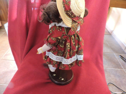 BRINN PORCELAIN DOLL--12 INCHES---1992