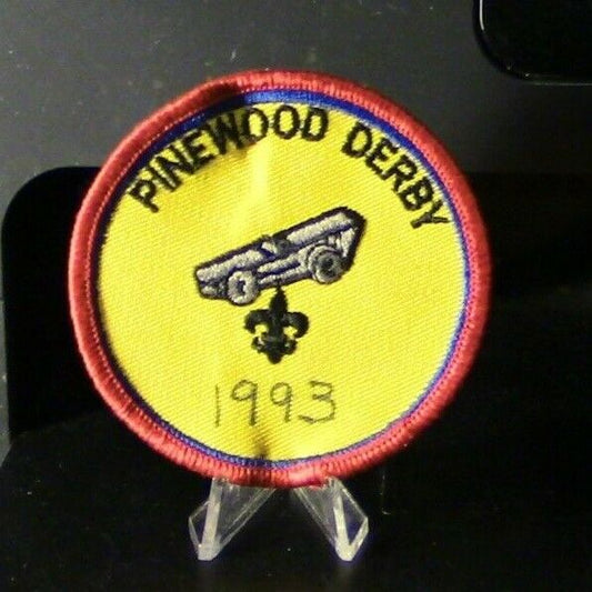 BSA: Gulf Ridge Council, Florida Pinewood Derby 1993 Patch