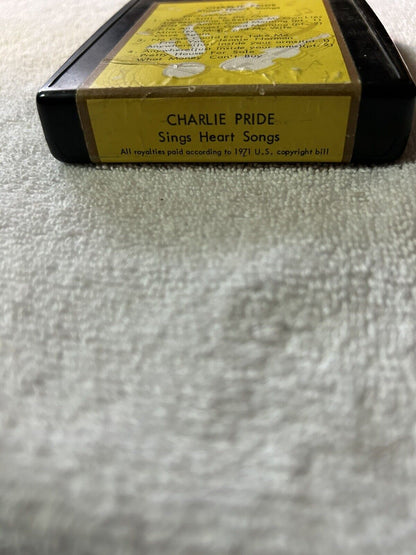 8 TRACK TAPE:  CHARLIE PRIDE  SINGS HEART SONGS 1971