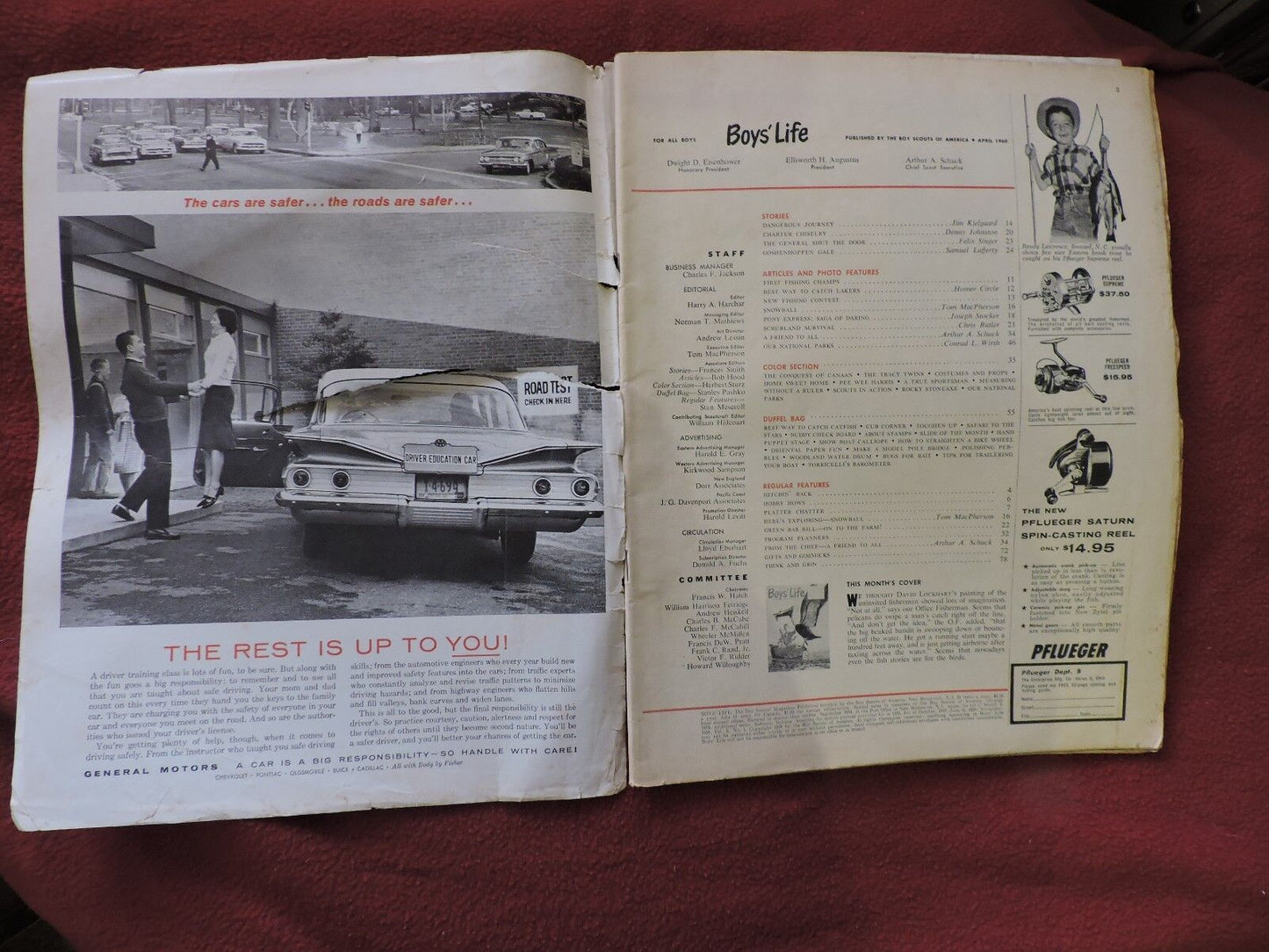 BOYS LIFE MAGAZINE -April 1960 PELICAN