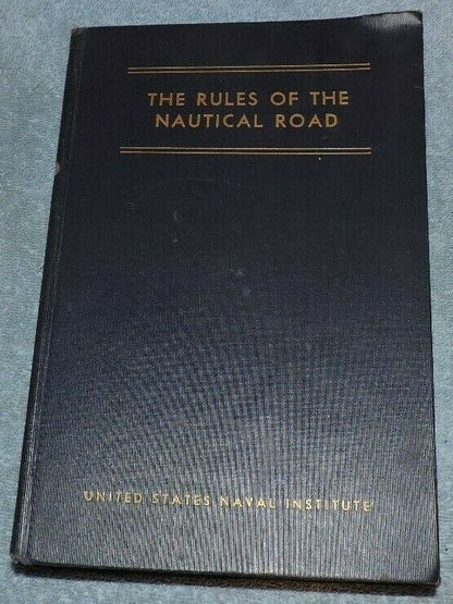 Vintage (1954) The Rules of the Nautical Road-United States Naval Institute