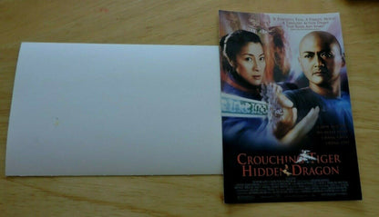 CROUCHING TIGER HIDDEN DRAGON--FILM  ADVERTISEMENT POST CARD