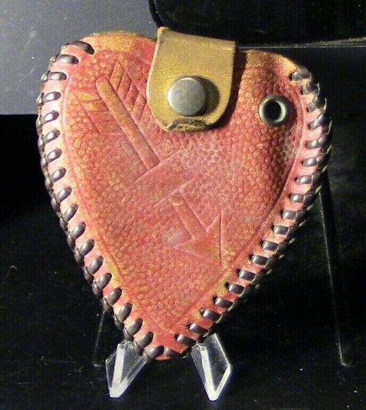 BSA: Vintage Hand Made Leather Order of The Arrow Change Purse
