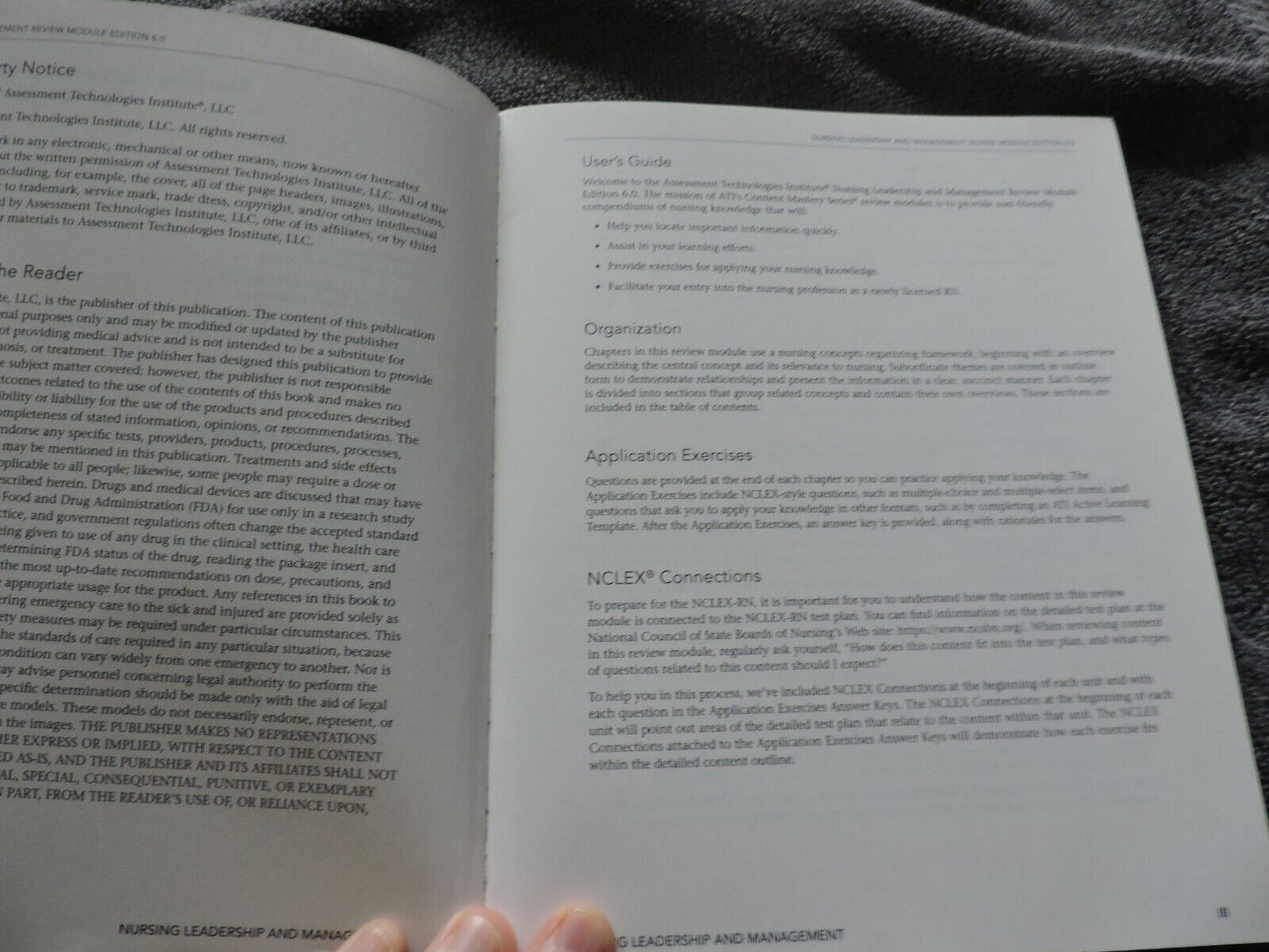 NURSING LEADERSHIP AND MANAGEMENT CONTENT MASTERY SERIES  EDITION 6.0