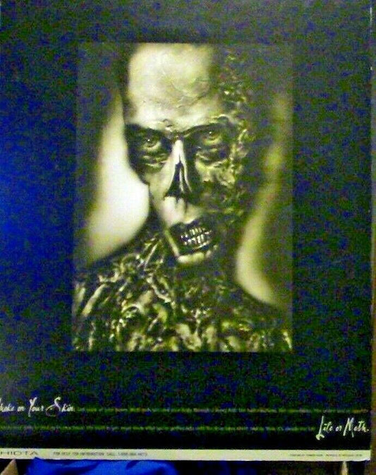 Advertising Piece: HIDTA-"Meth puts your Body Through a Living Hell" -19" X 25"