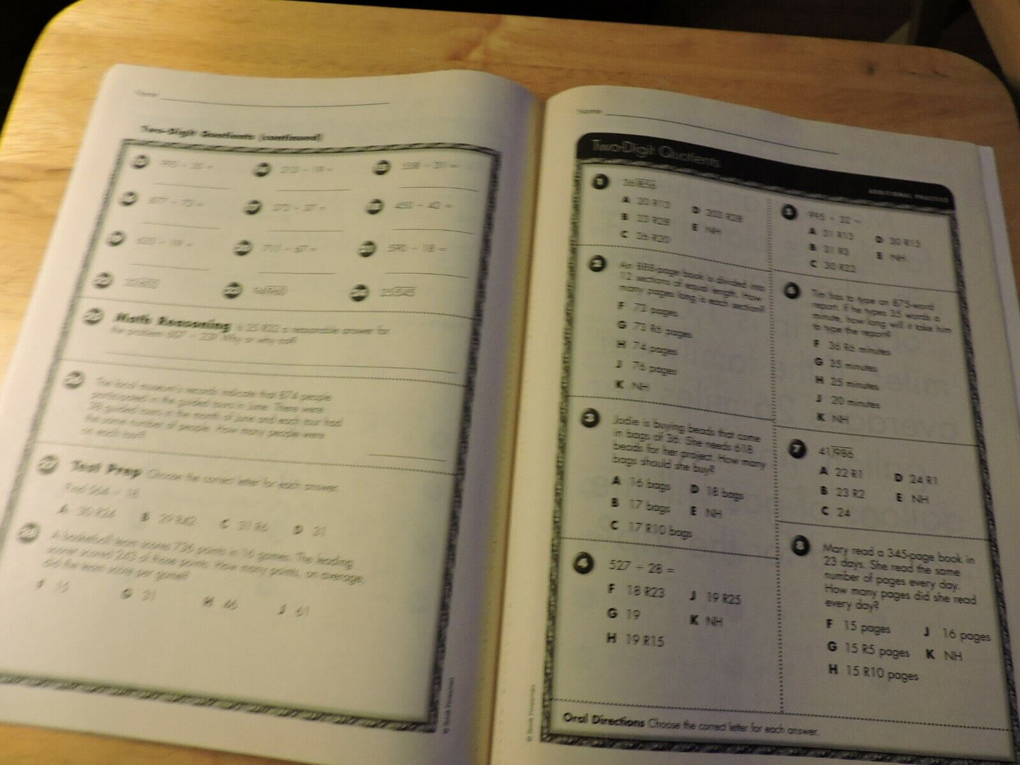 MATH AROUND THE CLOCK GRADE 5 UNIT 2 MULTIPLICATION AND DIVISION OF WHOLE NUMBER