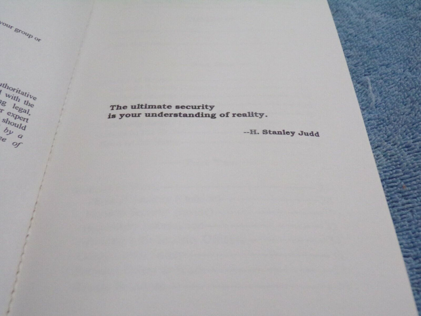 The Security Handbook by Alan. W. Foust (For Personal Security)