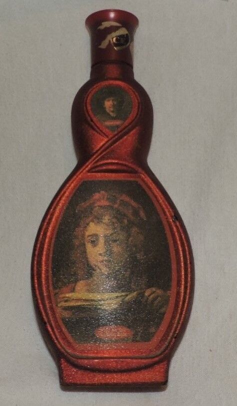 Vintage Idaho State Liquor Decanter Commemorating Rembrandt's Titus at the Desk