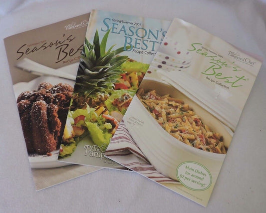Lot of 3 Season's Best Recipe Collection Cook Books