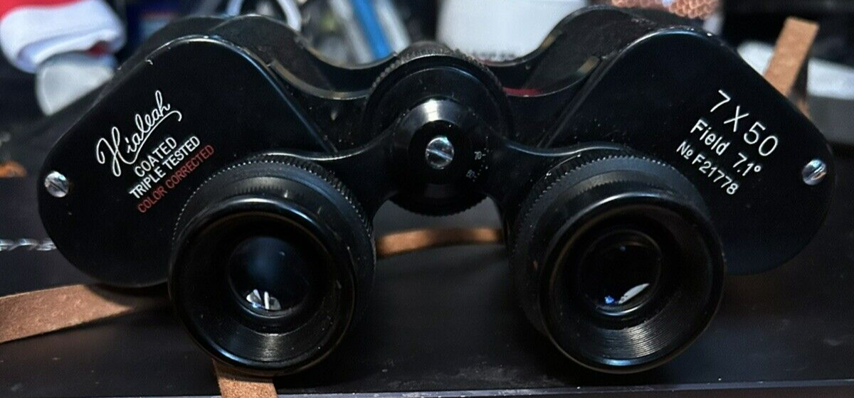 Hialeah Coated triple Tested Color Corrected Binoculars (7 x 50, Field 7.1 Deg.)
