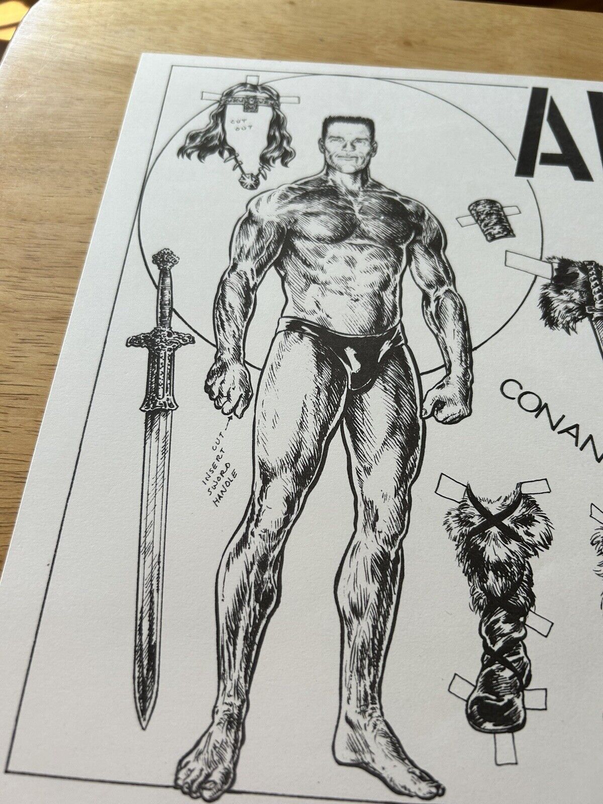 ARNOLD; CONAN, TERMINATOR, BY BARB RAUSCH 1987--RARE FIND