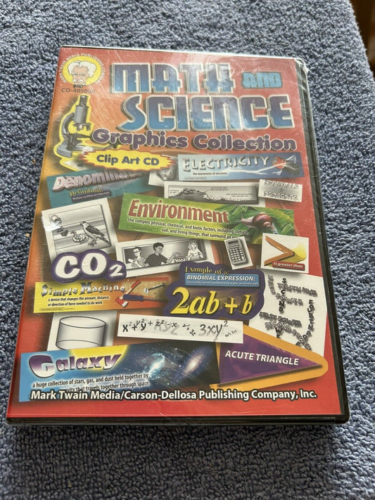 MATH & SCIENCE GRAPHICS COLLECTION--CLIP ART--MARK TWAIN MEDIA PUBLISHING CO.