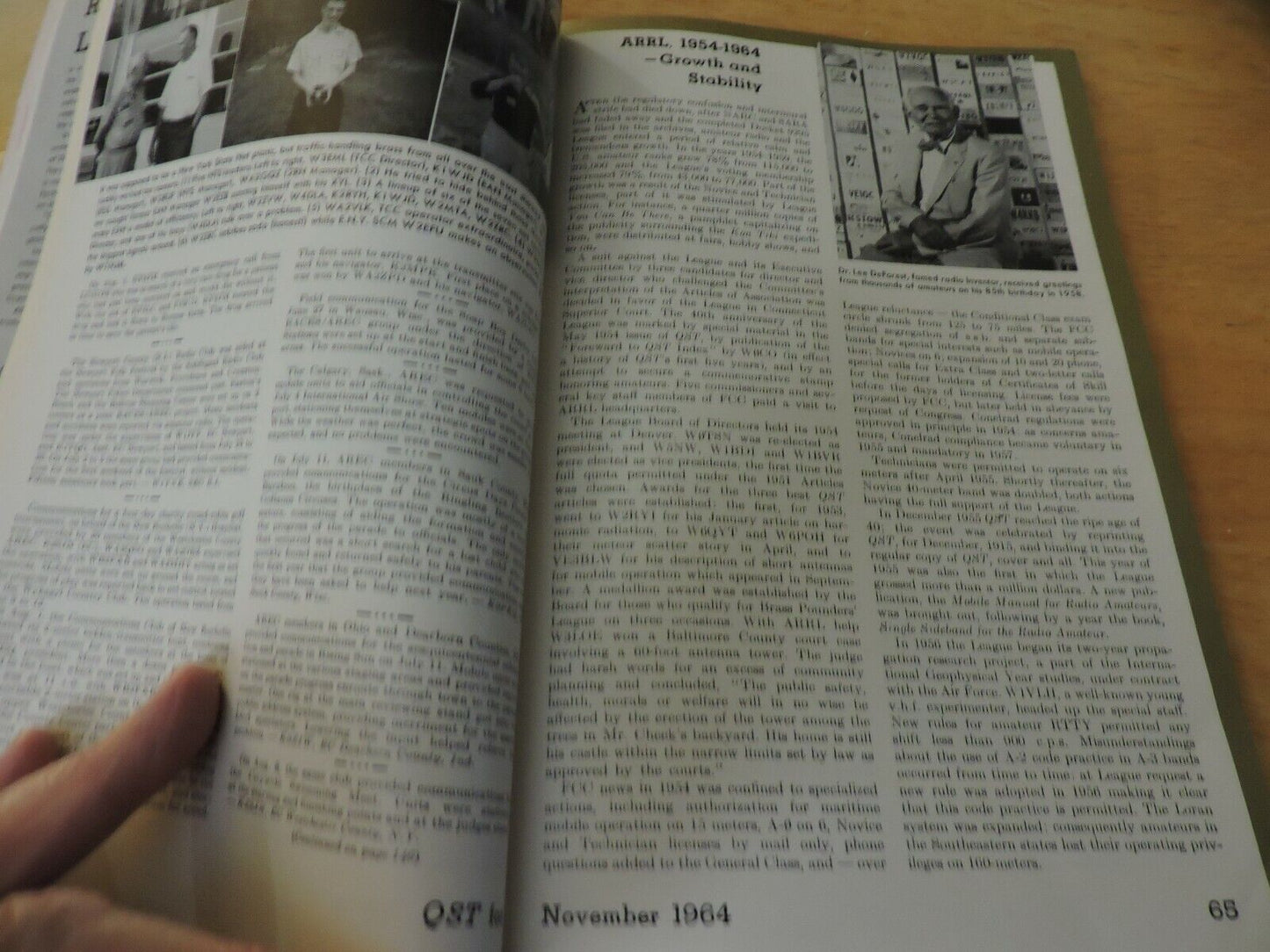 QST AMATEUR RADIO MAGAZINE  NOVEMBER 1964  50TH ANNIVERSARY