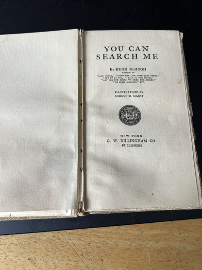 Vintage Literature: You Can Search Me "John Henry" Printed 1905