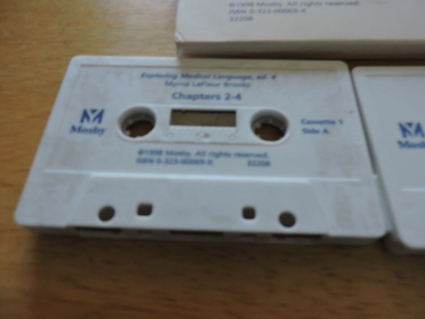 EXPLORING MEDICAL LANGUAGE, EDITION 4, MOSBY 1998--- 3 CASSETTE TAPES
