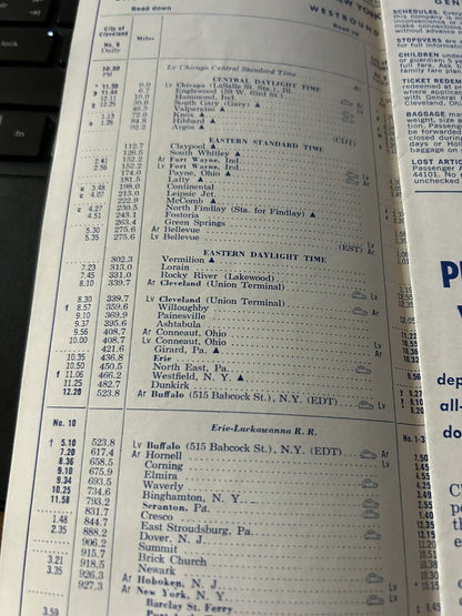 Nickel Rate Road Passenger Schedule AUGUST 23,  1964