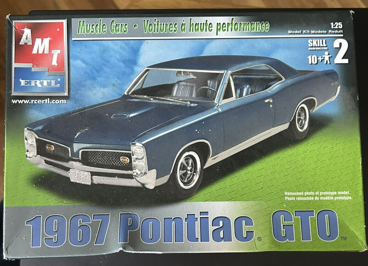 AMT Model: 1967 Pontiac GTO (Unassembled)