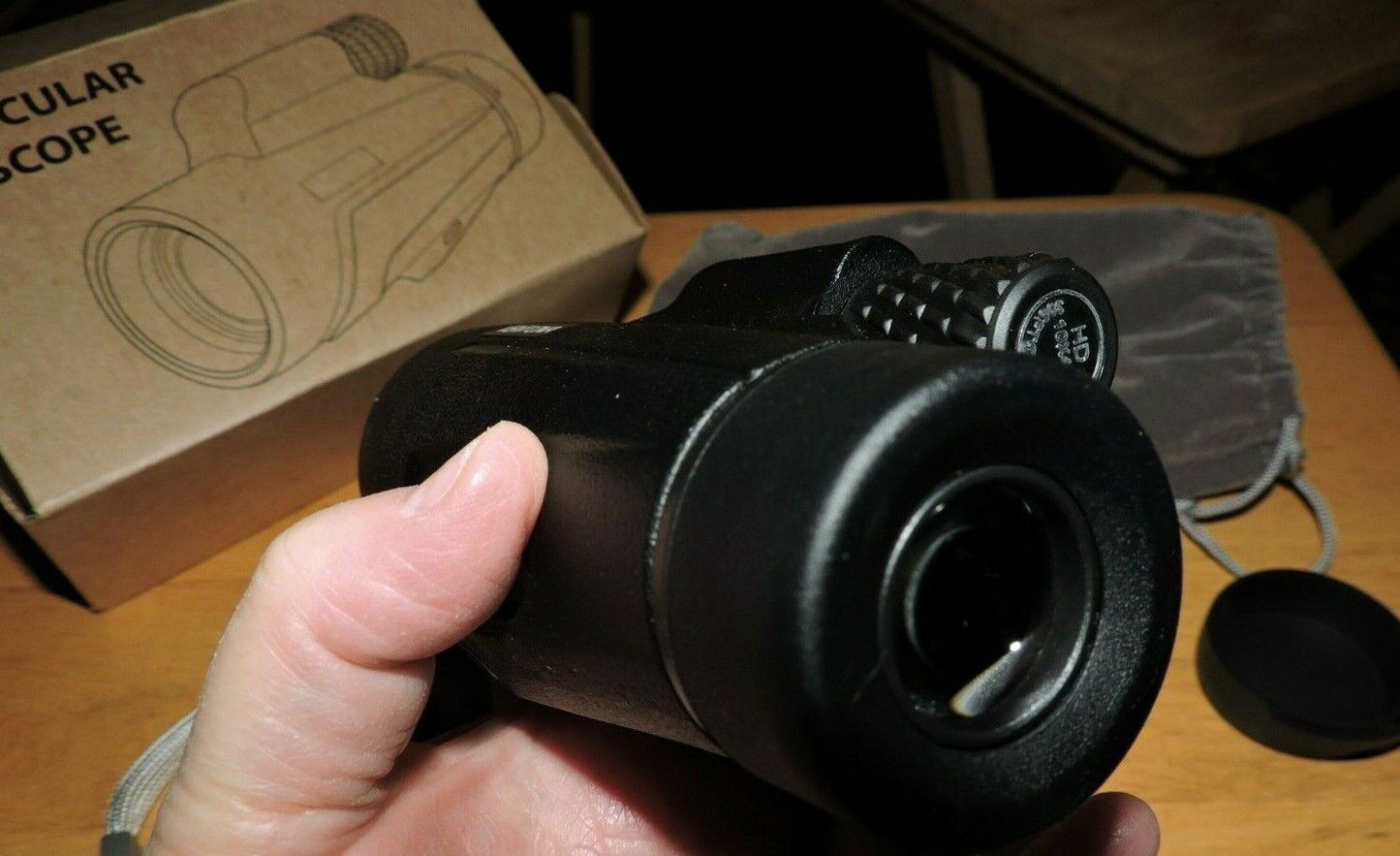 MONOCULAR TELESCOPE--NEW--WITH  QUICK START GUIDE, BAG, STRAP, AND CLEANING CLOT