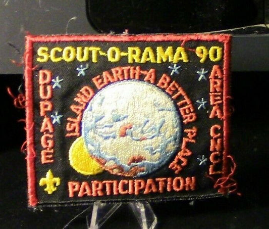 BSA Patch:Scout-O-Rama 1990 Dupage Area Council Patch
