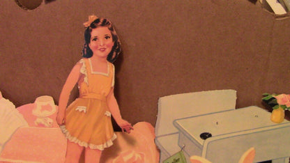 MARIE PAPER DOLL SET (YELLOW DRESS)