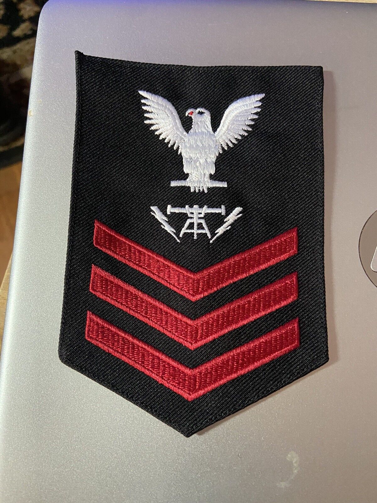 Fire Controlman Rating Patch, Blue Navy Dress Uniform 1st Class  (Fire Fighter)