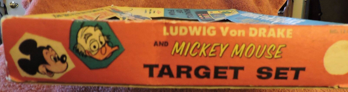 VINTAGE-LUDWIG VON DRAKE AND MICKEY MOUSE TARGET SET-RARE