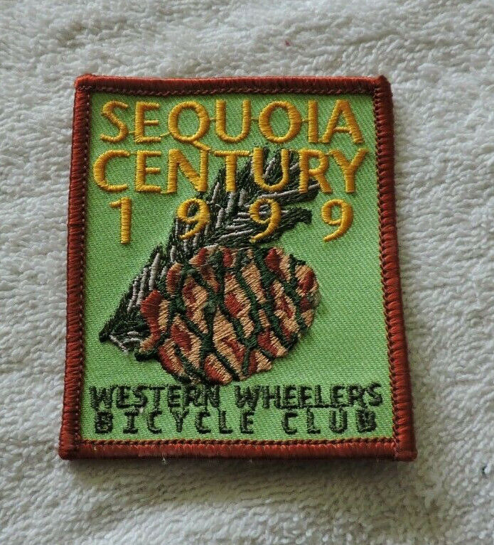 Sequoia Century 1999 Western Wheelers Bicycle Club Patch
