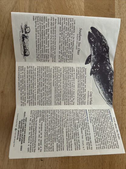 Point Lobos State Reserve Pamphlet
