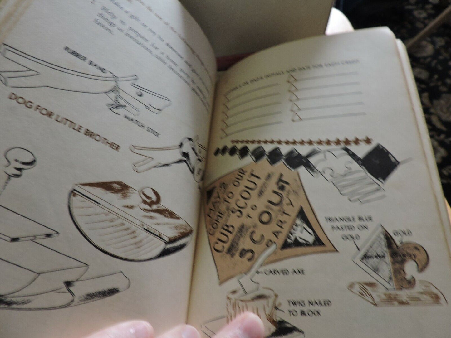 LION CUB SCOUT BOOK--1948 PRINTING