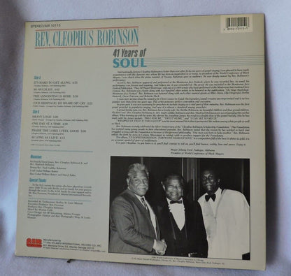 Rev. Cleophus Robinson - 41 Years of Soul 33 1/3 RPM Album