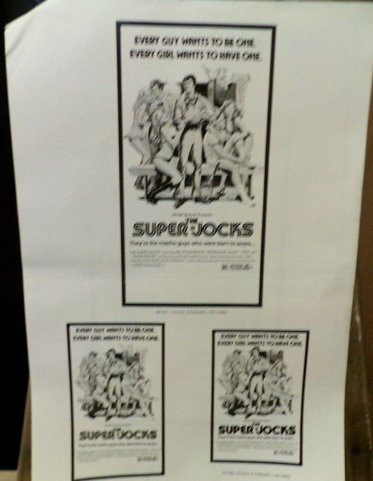 The Super Jocks Exhibitors Manual (2 pages)-Joe Stewardson/Madelein Usher