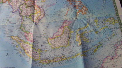 The National Geographic Magazine Map of The Peoples of Southeast Asia