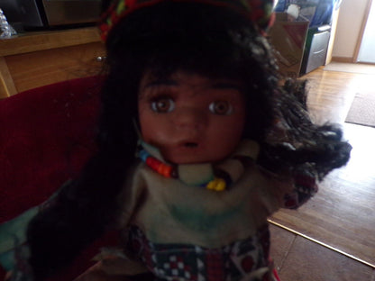 8" Native American Doll (Young Lady)