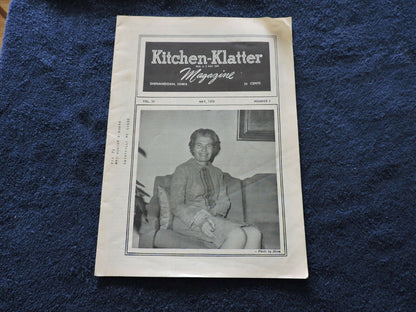 Kitchen-Klatters   Shenandoah, Iowa  May1970