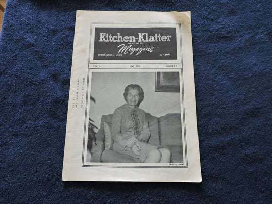 Kitchen-Klatters   Shenandoah, Iowa  May1970