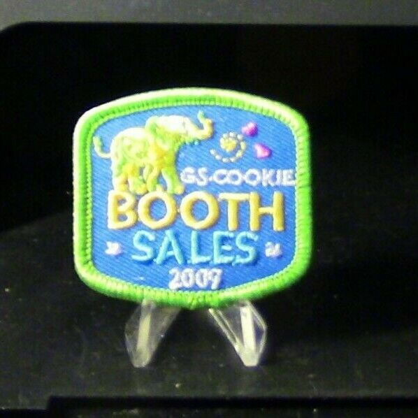 Official Girl Scouts: GS Cookies Booth Sales 2009 Patch